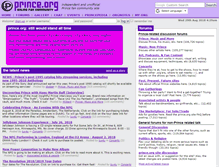 Tablet Screenshot of prince.org